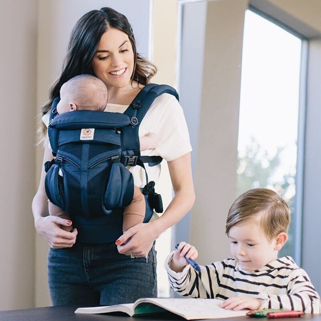 Porte Bébé - BreathBabyBag™ - Bleu Marine - Mon univers bébé ❤️