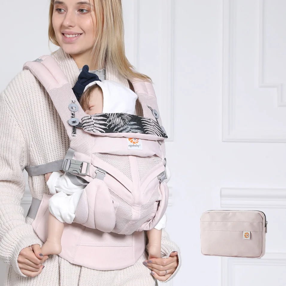 Porte Bébé - BreathBabyBag™ - Rose Maille - Mon univers bébé ❤️