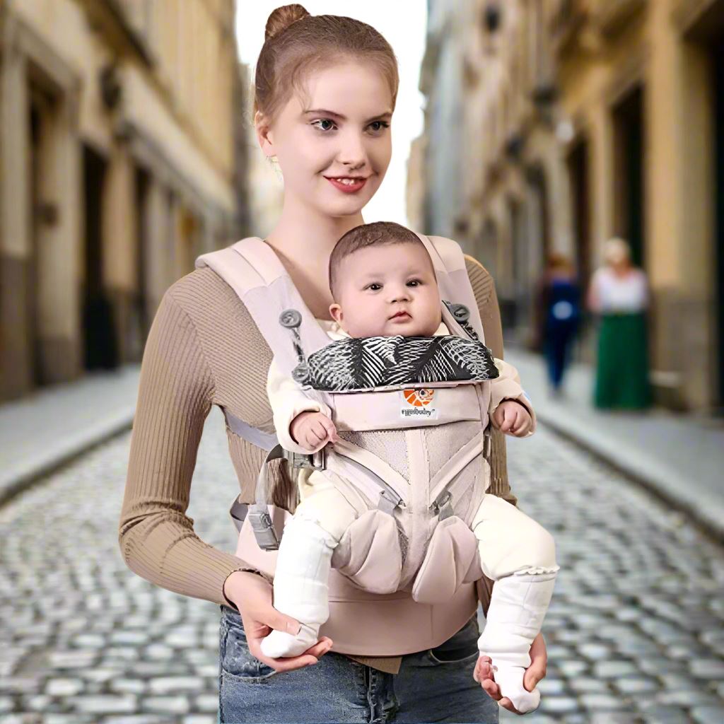 Porte Bébé - BreathBabyBag™ - Rose Maille - Mon univers bébé ❤️