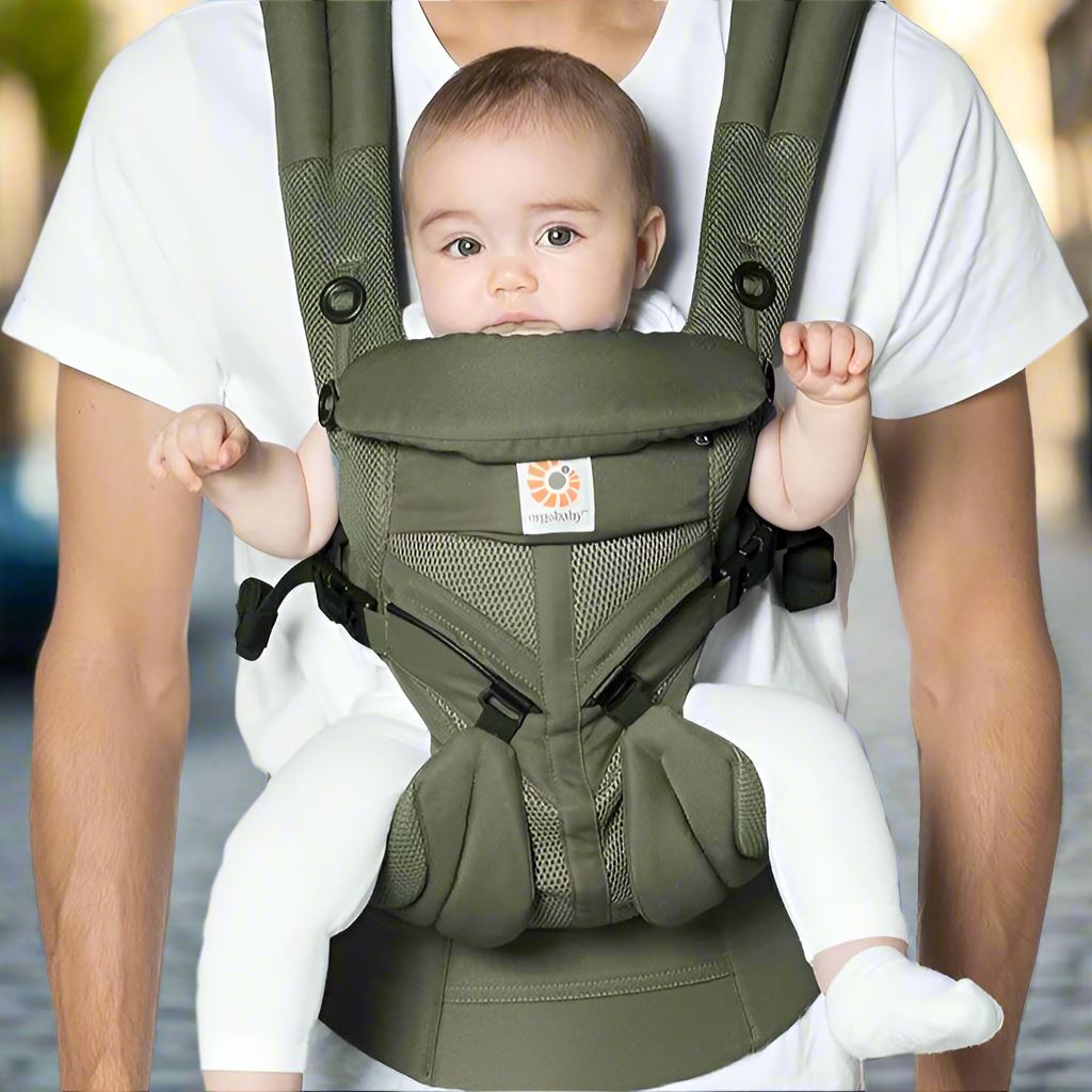 Porte Bébé - BreathBabyBag™ - Vert Olive - Mon univers bébé ❤️