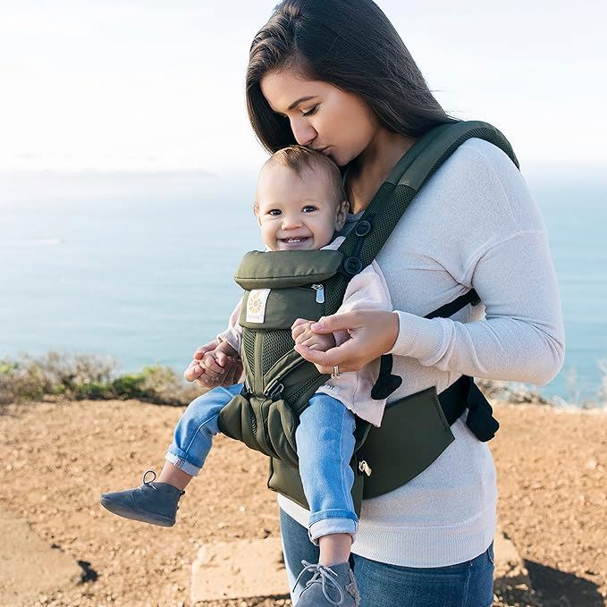 Porte Bébé - BreathBabyBag™ - Vert Olive - Mon univers bébé ❤️